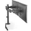 InLine βάση γραφείου, για 2x TFT/LCD/LED έως 68 cm (27 ίντσες), μέγ. 2x8 kg