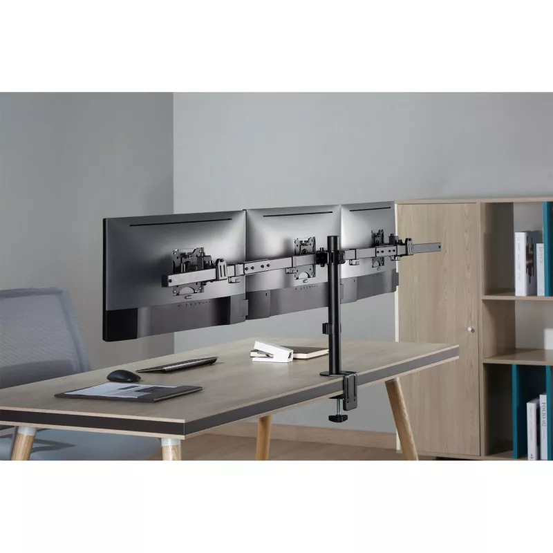 InLine βάση γραφείου για 3x TV / LED / TFT οθόνη έως 81cm 32 ίντσες μέγ. 7kg