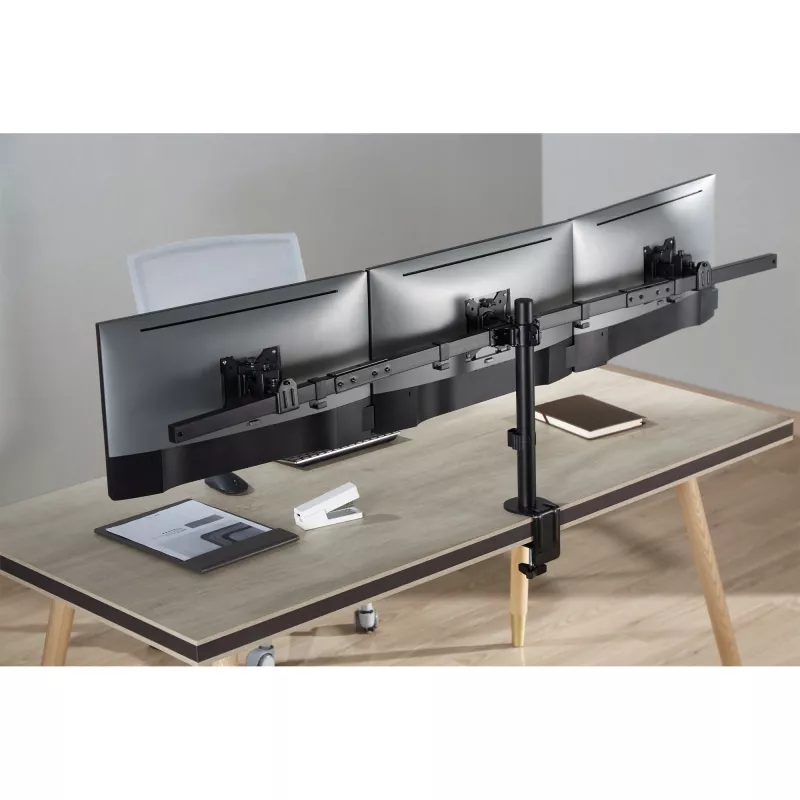 InLine βάση γραφείου για 3x TV / LED / TFT οθόνη έως 81cm 32 ίντσες μέγ. 7kg