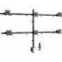 InLine βάση γραφείου για 6x TV / LED / TFT οθόνη έως 81cm 32 ίντσες μέγ. 7kg μαύρο