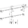 InLine βάση γραφείου για 6x TV / LED / TFT οθόνη έως 81cm 32 ίντσες μέγ. 7kg μαύρο