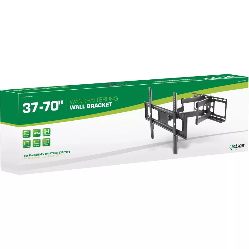 InLine βάση τοίχου για οθόνη 94-178cm 37-70 ίντσες μέγ. 50kg