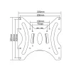 InLine βάση τοίχου για TFT 58-107cm 23 - 42 ίντσες μέγ. 30kg