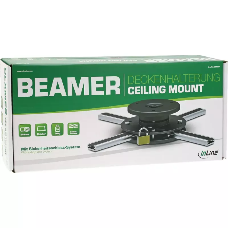 InLine βάση τοίχου προβολέα / beamer μέγ. 20kg