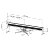 Βάση τοίχου για προβολέα InLine 23139A έως 16 kg