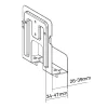Παθητική βάση InLine 23152B για media streaming box 26-39mm