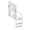 Παθητική βάση InLine 23152C για media streaming box 41-69mm