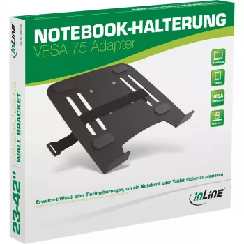 InLine βάση / στήριγμα notebook με προσαρμογέα VESA-75