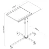 InLine τρόλεϊ για notebook και προβολέα, ύψος 70–90 cm