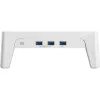InLine βάση οθόνης+, 2x USB 3.2 Gen1 και φόρτιση QC3, 80mm, έως 15kg
