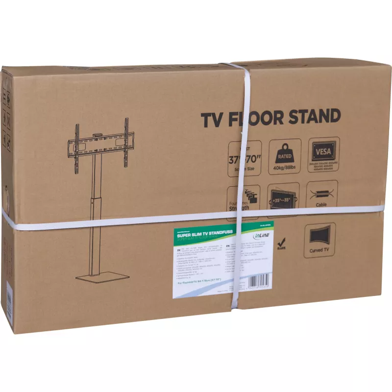 Βάση TV InLine 23195A ρυθμιζόμενου ύψους για LED τηλεοράσεις 37-70 ίντσες