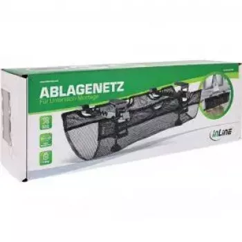 Καλωδιόδρομος InLine 23199B μαύρο δίχτυ αποθήκευσης κάτω από τραπέζι 610x240x390mm