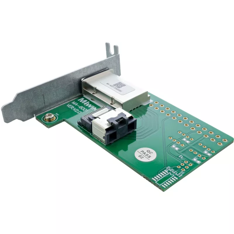 InLine βάση προσαρμογέα SAS Low-Profile εξωτερικό SFF-8088 / εσωτερικό SFF-8087