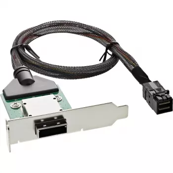InLine βάση προσαρμογέα SAS HD Low-Profile εξωτ. SFF-8088 / εσωτ. SFF-8643 0,5 m