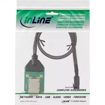 InLine βάση προσαρμογέα SAS HD Low-Profile εξωτ. SFF-8088 / εσωτ. SFF-8643 0,75 m