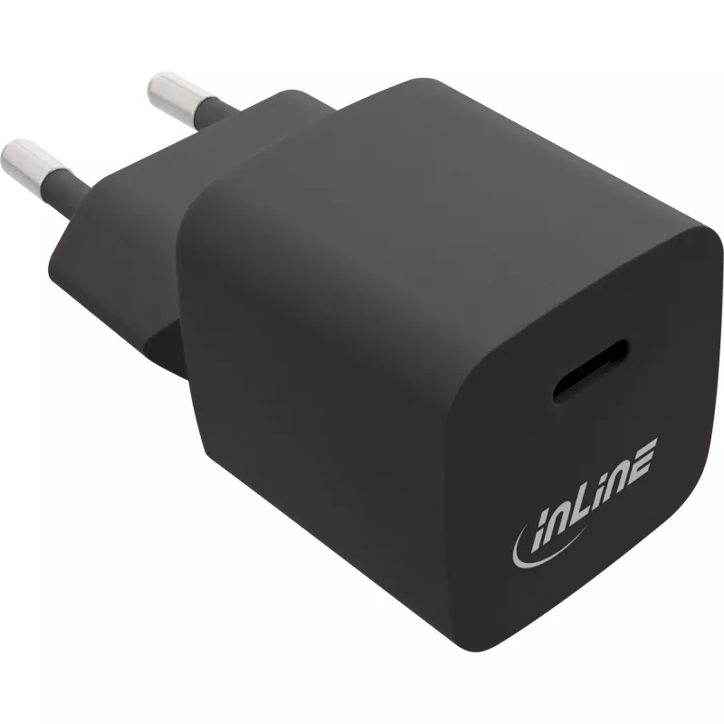 InLine φορτιστής USB Single USB-C, Power Delivery, PPS, 33W, μαύρο