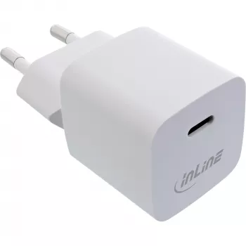 Φορτιστής USB InLine 31501C Single USB-C 33W Power Delivery PPS Λευκό