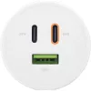 InLine τροφοδοτικό USB PD, φορτιστής GaN, 3 θυρών, Dual-USB-C + USB-A, 65W, λευκό