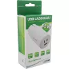 InLine τροφοδοτικό USB PD, φορτιστής GaN, 3 θυρών, Dual-USB-C + USB-A, 65W, λευκό