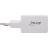 InLine τροφοδοτικό USB, φορτιστής USB-A + USB-C, 33W, PD + QC, λευκό