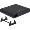 InLine τροφοδοτικό USB GaN, 4 θυρών, 2x USB-C + 2x USB-A, 120 W, Μαύρο (31515B)