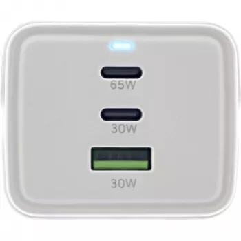 InLine τροφοδοτικό USB, φορτιστής GaN, 2x USB-C, 1x USB-A, PD 3.0, πρίζα ασφαλείας
