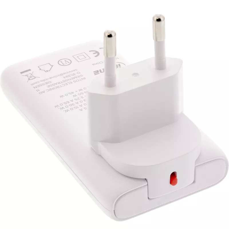 Τροφοδοτικό USB InLine 31519C Dual USB-C 65W – Υποδοχές Dual-USB-C, συνολική ισχύς 65 W