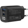InLine τροφοδοτικό USB PD, φορτιστής GaN, 2 θυρών, USB-C + USB-A, 30W, με οθόνη