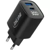 InLine τροφοδοτικό USB PD, φορτιστής GaN, 2 θυρών, USB-C + USB-A, 30W, με οθόνη
