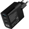 InLine USB PD τροφοδοτικό, φορτιστής GaN, 3 θέσεων, USB-C + USB-A, 65 W, με οθόνη