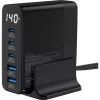 InLine USB PD τροφοδοτικό, φορτιστής GaN, 5 θυρών, USB-C + USB-A, 140W, με ένδειξη