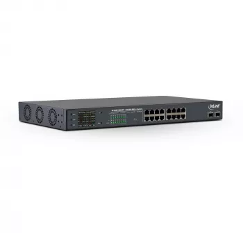 InLine PoE+ Gigabit Network Switch 24 Port, 1 Gb/s, 2xSFP, 19 ιντσών 1HE (με βάσεις στήριξης)
