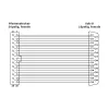 InLine Slotblende DB25 υποδοχή / 26-Pin-Header 0,34 m, Bulk