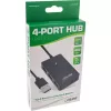 InLine USB 2.0 4-Port Hub, Type-A αρσενικό βύσμα σε 4x Type-A υποδοχή, μαύρο, 30 cm