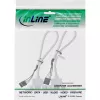 InLine Πλάκα PCI 2x USB 2.0 Type-A υποδοχή θηλυκή σε 2x 5-Pin εσωτερικό header 0,3m