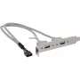 InLine Πλάκα PCI USB 2.0 2x USB Type-A υποδοχή θηλυκή σε 1x 10-Pin σύνδεση 0,35 m