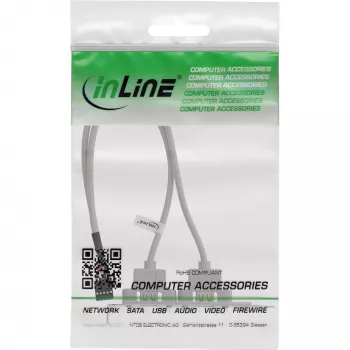 InLine Πλάκα PCI USB 2.0 2x USB Type-A υποδοχή θηλυκή σε 1x 10-Pin σύνδεση 0,35 m
