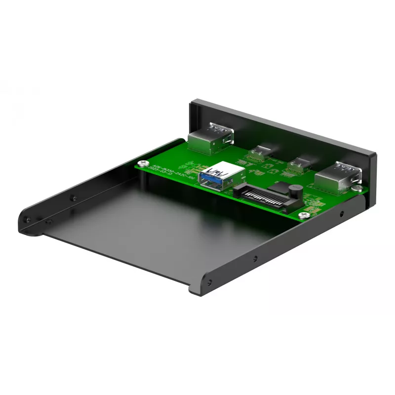 InLine 33456C Πλάκα κάλυψης θέσης δίσκου 8,89 cm (3.5 ίντσες) πλάκα θυρών I/O μαύρη