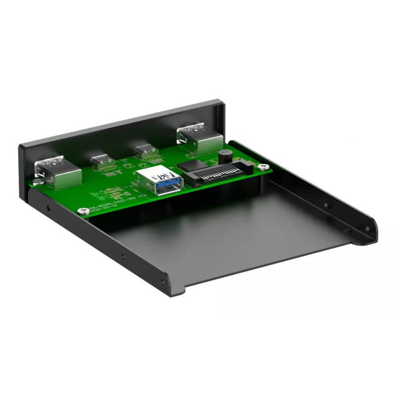 InLine 33456C Πλάκα κάλυψης θέσης δίσκου 8,89 cm (3.5 ίντσες) πλάκα θυρών I/O μαύρη