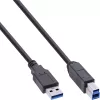 InLine Hub USB 3.2 Gen.1 7 θυρών με θήκη αλουμινίου και τροφοδοτικό 2,5A, μαύρο