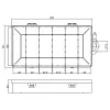 InLine κουτί μικρών δοχείων, 6 θήκες, 206x107x33mm, διαφανές