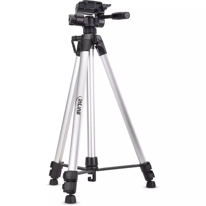 InLine Professional ελαφρύ τρίποδο ασημί αντοχή 5 kg ύψος 173 cm