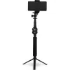 InLine Selfie Stick 4 πόδια με μίνι τρίποδο αλουμίνιο μαύρο μέγ. 0,75 m