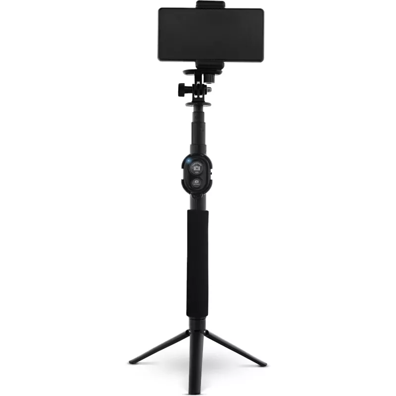 InLine Selfie Stick 4 πόδια με μίνι τρίποδο αλουμίνιο μαύρο μέγ. 0,75 m
