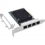 InLine τετραπλή κάρτα δικτύου Gigabit, 4x RJ45 2,5 Gbit/s, PCIe x4, με LP-Blende