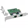 Κάρτα δικτύου InLine 51128K διπλή Gigabit 2x RJ45 PCIe x1
