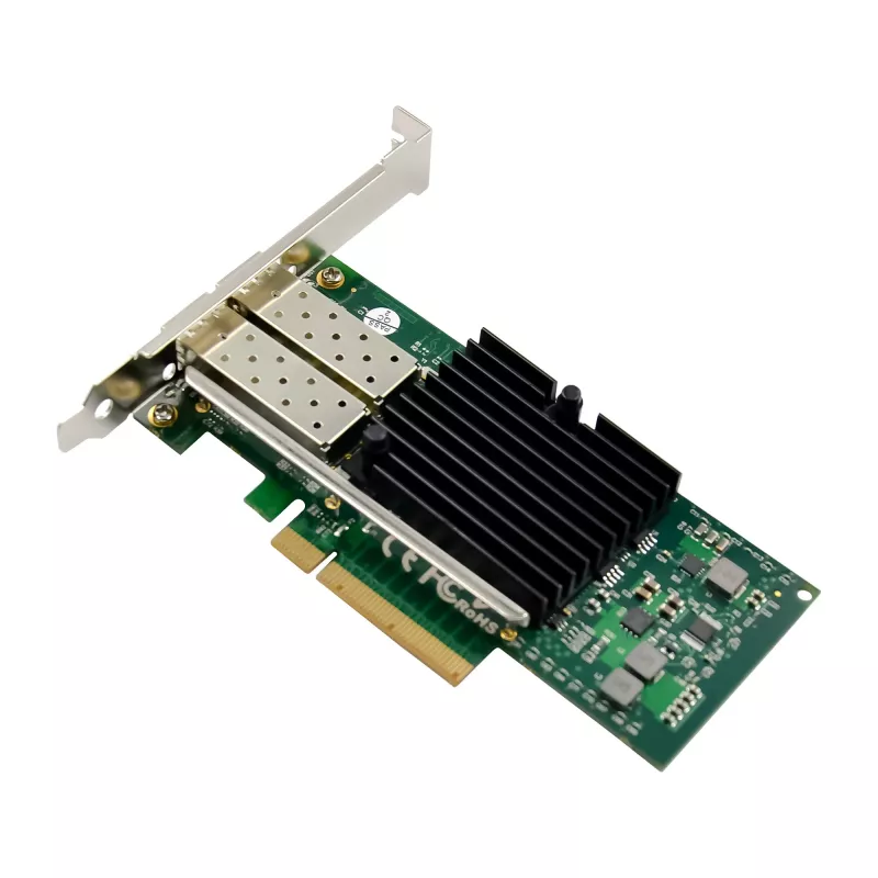InLine διπλή κάρτα δικτύου 10 Gigabit, 2x SFP+, PCIe x8, με LP-Blende