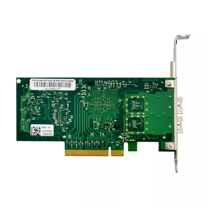 InLine διπλή κάρτα δικτύου 10 Gigabit, 2x SFP+, PCIe x8, με LP-Blende