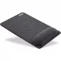 InLine mousepad με στήριγμα καρπού, ύφασμα, μαύρο