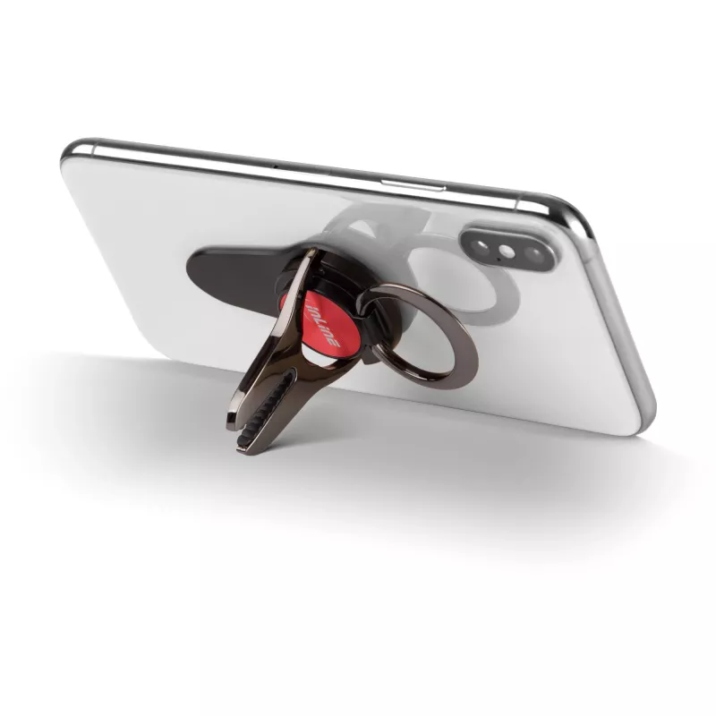 InLine βάση αυτοκινήτου smartphone 3-in-1, βάση, θήκη δακτύλου, κόκκινο